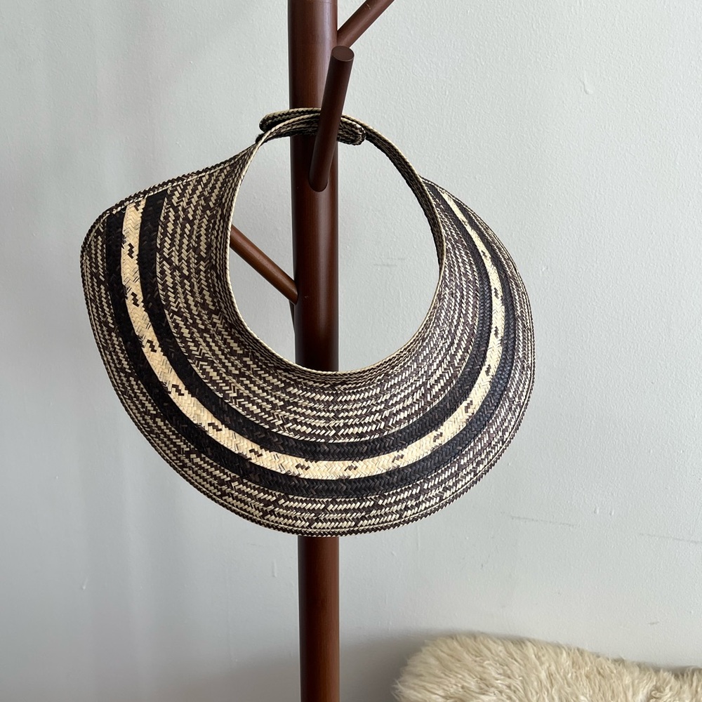 Stylish Black and Cream Women's Sun Visor